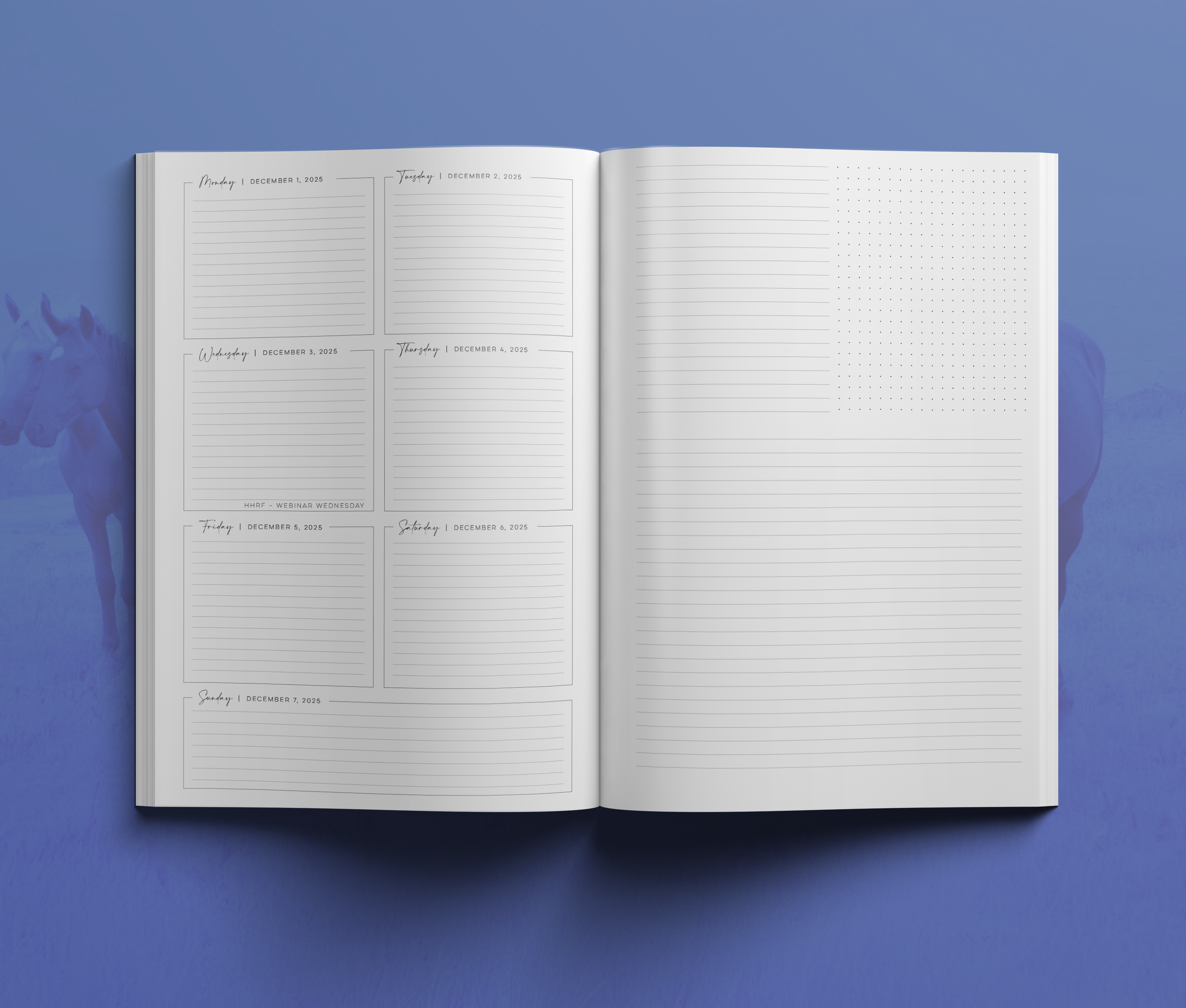 2026 Horses and Humans Planner