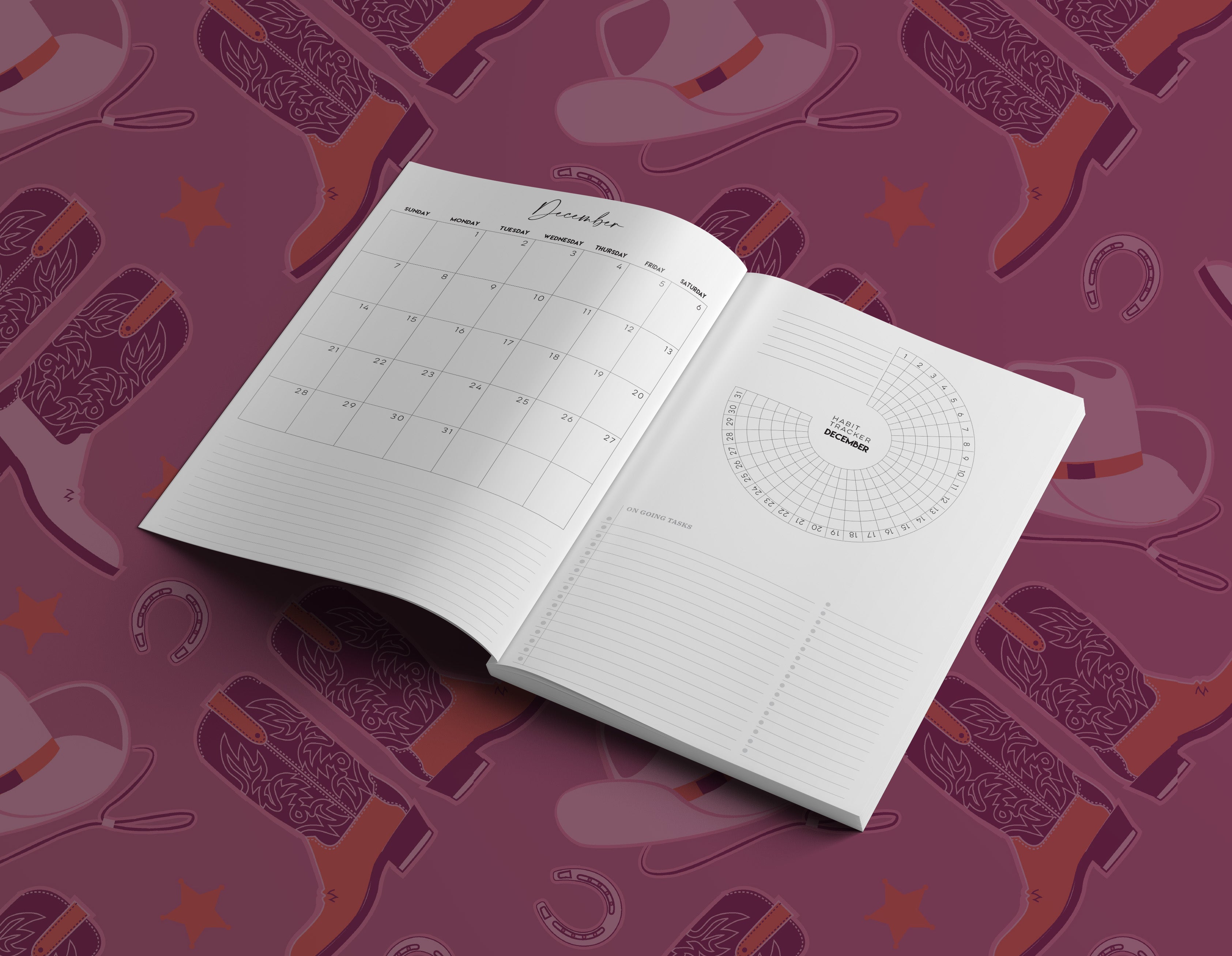 2026 Planner - Boots & Hats