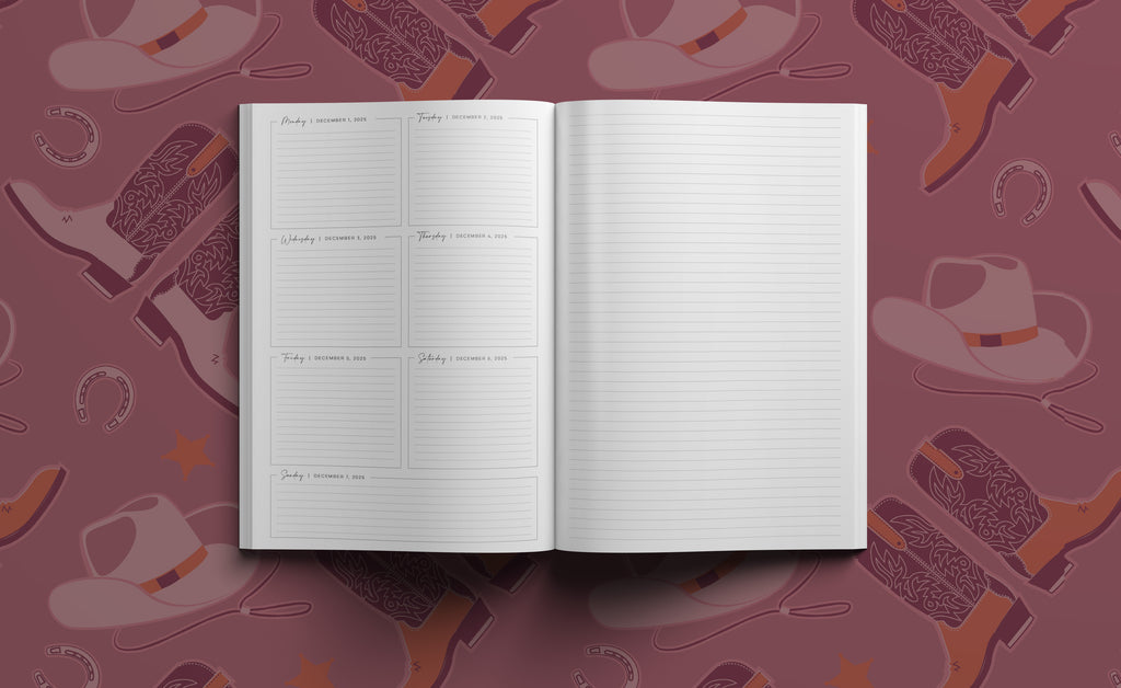 2026 Planner - Boots & Hats